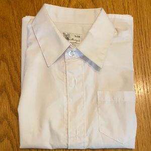 EUC Sz 5 boys white dress shirt